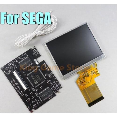 1set/lot LCD Screen Highlight Display V-3.1 Adjustable Brightness Replacement For SEGA GG Full Screen HighLit V3.1 LCD Kits