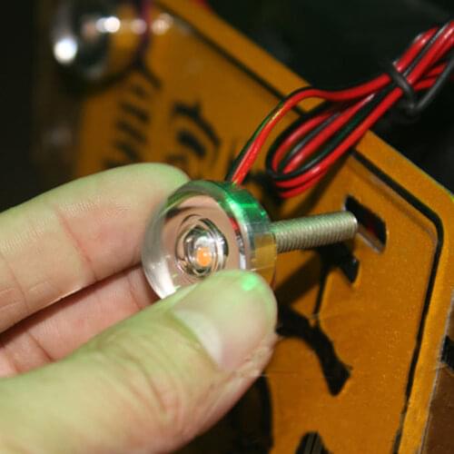 12v Led Motorcycle flash tail light Motorbike DRL driving strobe daylight Rear License plate frame flasher Brake warning lamp