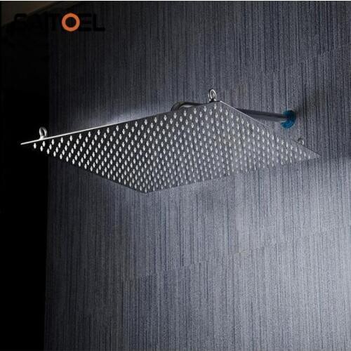 20 inch High-quanlity SUS stainless steel ultra thin showerhead 50*50cm rainfall shower head top spray SH106