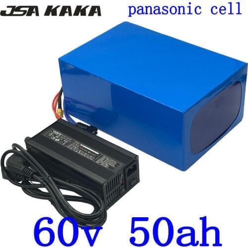 60V 50AH Electric Bike battery 60V 40AH 50AH Lithium Battery 60V 2000W 3000W 4000W Electric Scooter battery use panasonic cell