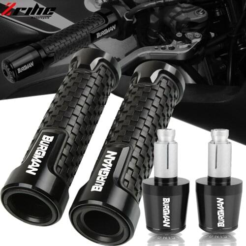For Suzuki AN200 AN250 AN400 AN650 Burgman AN 125 250 400 650 Motorcycle Accessories Handlebar Hand Grips Handle Bar Ends Cap