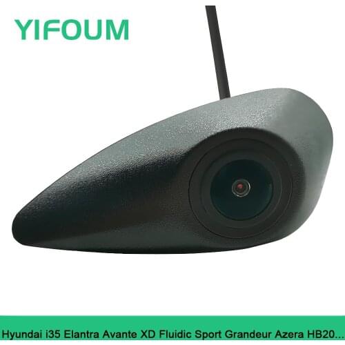 Car Front View Camera For Hyundai i35 Elantra Avante XD Fluidic Sport Grandeur Azera HB20 Grand Santa Fe XL Sport Maxcruz Accent