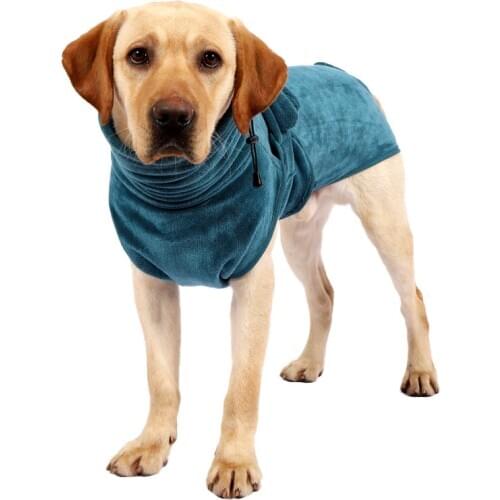 Big Dog Bathrobe Strong Water absorption Pet Bath Towel Quick-drying clothes for Most dogs Using golden dog Towel Clothes XS-3XL