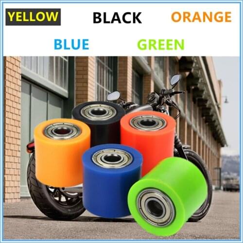 Chain Roller Plastic Metal 8MM Pulley Slider Tensioner Wheel Guide For Pit Dirt Mini Bike Atv Differ Color 28mm x 32mm