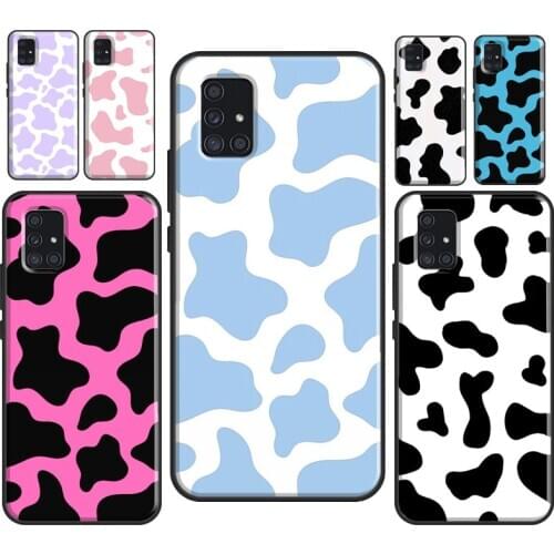 Cow Print Case For Samsung Galaxy A51 A71 A31 A11 M21 M31 A10 A30 A40 A50 A70 A21S A20e Back Cover