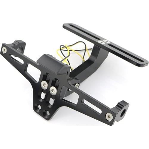 For MV Agusta F4 Brutale 920 990 1090 RR Aprilia RSV4 Triumph Daytona CNC License Plate Holder Rear Tail Tidy Fender Eliminator