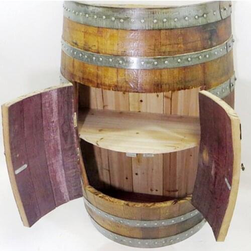 High Quality Oak Full Barrel Cabinet