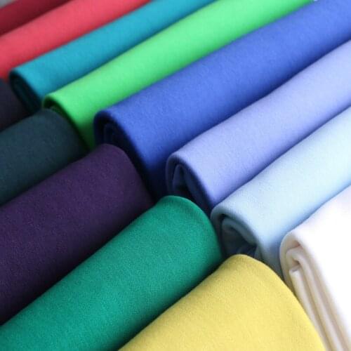 Width 66inch Double Sides Super Smooth drape Cotton Lycra High Stretch Knitted Fabric T-shirt Dress Cloth
