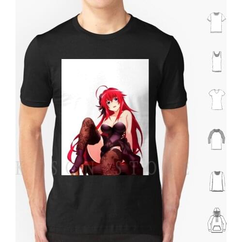 Hot Rias Gremory Lewd | High School Dxd T Shirt Print For Men Cotton New Cool Tee Rias Gremory Highschool Dxd High School Dxd