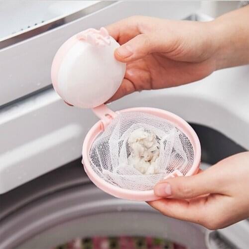 Hair Removal Catcher Filter Mesh Pouch Cleaning Ball Bag Dirty Fiber Collector Washing Machine Filter Laundry Ball Discs #50g