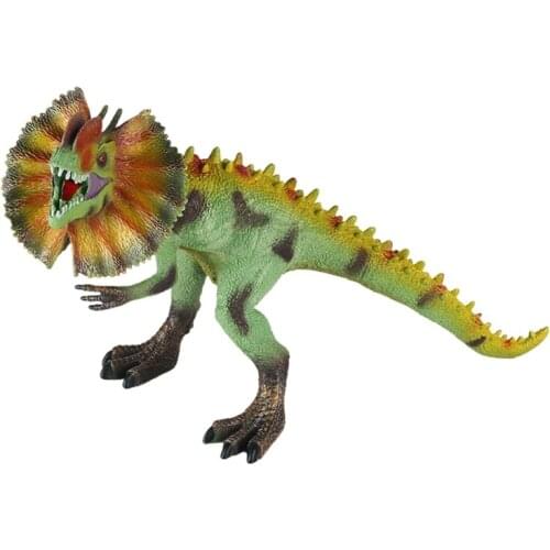 Simulation Double Crown Model Toy Early Science Education and Collectible Toy Gifts for Dinosaur Lovers for Over 3 Years