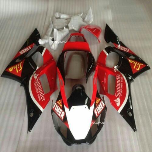 Motorycle Full Matte Black /Red ABS YZFR-6 98-02 Plastic Injection Bodywork Fairing Kit For YAMAHA YZF R6 1998-2002 YZFR6