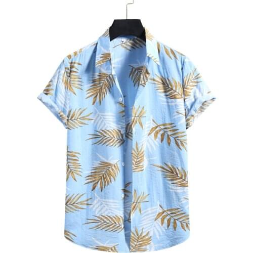 Mens Summer Hawaiian Shirt 3D Floral Print Short Sleeve Button Shirt Unisex Harajuku Casual Short Sleeve Hawaiian Shirt