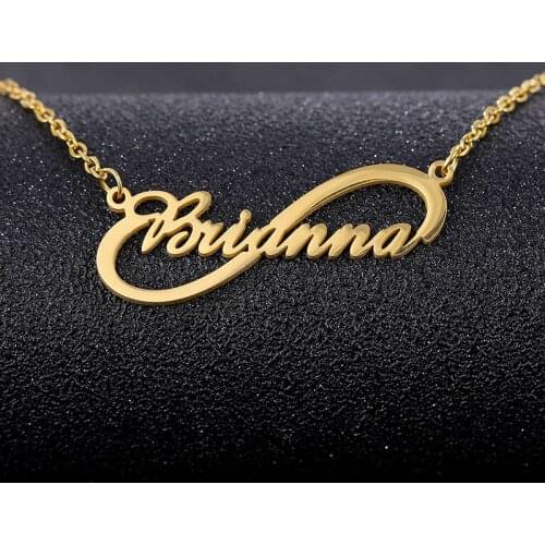 Custom Name Necklaces Baby Girl Name Necklace Stainless Steel Personalized Name Jewelry Bridesmaid Gift Baby Shower Gift For Her