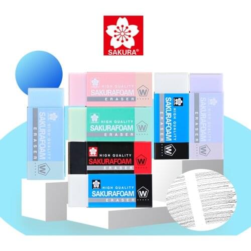1pc SAKURA Foam Pencil Ereaser High Quality No Hurt Paper Shave Clump Perfect For Drawing Sketch Pencil School & Office Supplies