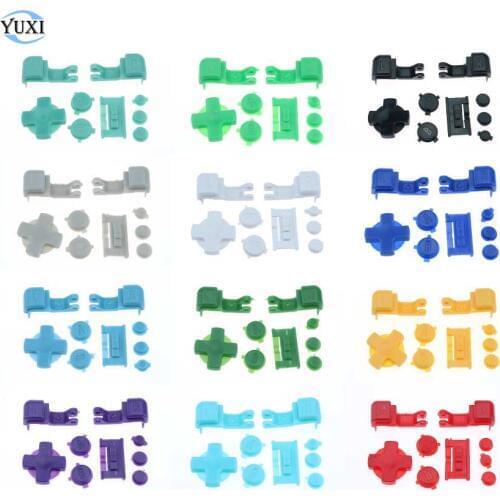 YuXi Full Button Set For GBA SP A B Select Start Power On Off L R Buttons D Pad For Nintend GameBoy Advance SP Replacement Part