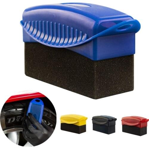 Car Wheel Brush Polishing Waxing Sponge Brush Wash High Pressure Cleaner Car Tire Cleaning Tools Interior Detail Accessories