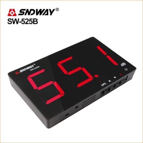 SNDWAY Sound Level Meters Digital Sound Level Meter 30~130db Noise Db Meter Large Screen Measure Decibel Mini Sound Level Meter