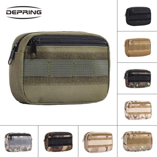 Tactical Pocket Organizer Military Belt Pouch EDC Pouch Hunting Pack Tool Kits Bag Small Army Utility Field Sundries Pouch