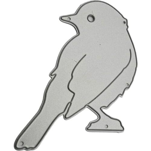Quiet Bird Metal Cutting Dies Stencil DIY Scrapbooking Album Paper Card Template Mold Embossing Craft Decoration
