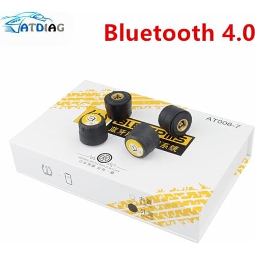 TPMS Bluetooth 4.0 universal external tyre pressure sensor support IOS Android phone Tire Pressure Sensor Easy Install