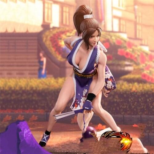 In Stock KOF-MS02 1/6 Mai Shiranui 2.0 Seamless Soldier Figure Doll Accessory Model For Fans Collection