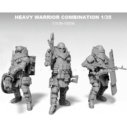 1/35 Resin Figure Kits Of Russian Modern Anti-terrorist Force Resin Soldier Tsun-19206