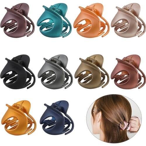 10PCS COXEER Women Girls Hair Clamp Clip Simple Geometric Plastic Hair Clip Hair Claw Clip for Shower Hair Accessories Headwear