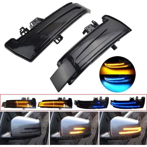 2pcs Dynamic Turn Signal LED Light Side Mirror Indicator For Mercedes Benz W204 CLA A B C E S GLA GLK CLS Class W176 W212