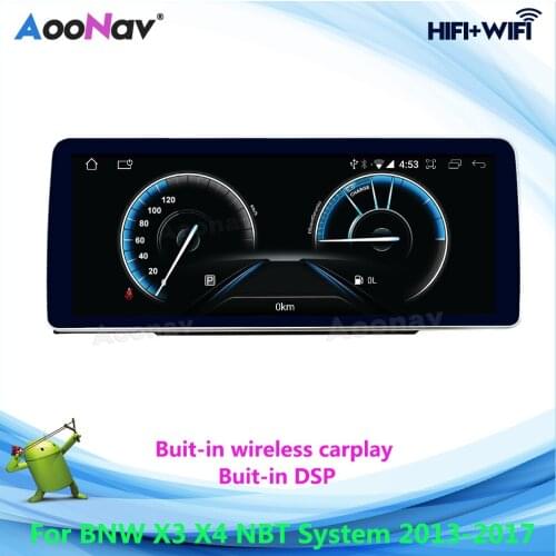 2 Din Android Car Radio For BMW 3 4 Series 2013-2017 NBT System Multimedia Stereo Receiver AutoRadio Player GPS Navigation