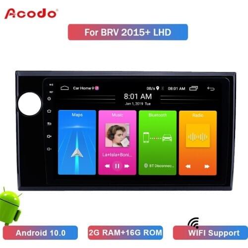 ACODO 2+16G Android 10.0 Car Radio Multimedia Player For Honda BRV 2015-2018 Navigation GPS 2 din