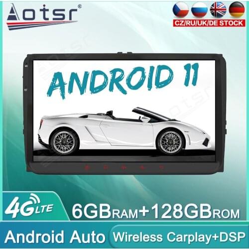 Android 11 128GB Car Radio DVD For Volkswagen Magotan Audio Multimedia Player Car GPS Navigation Auto Stereo Head Unit Carplay