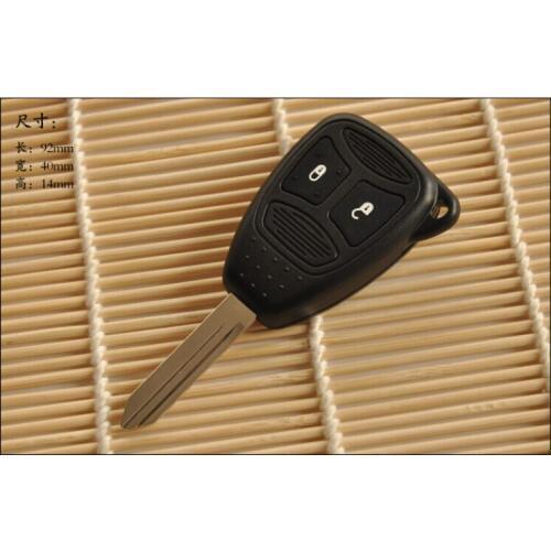 10PCS/lot For Chrysler Compass 300C Remote Key Shell Case 2 Button Keyless Entry Fob Key Cover