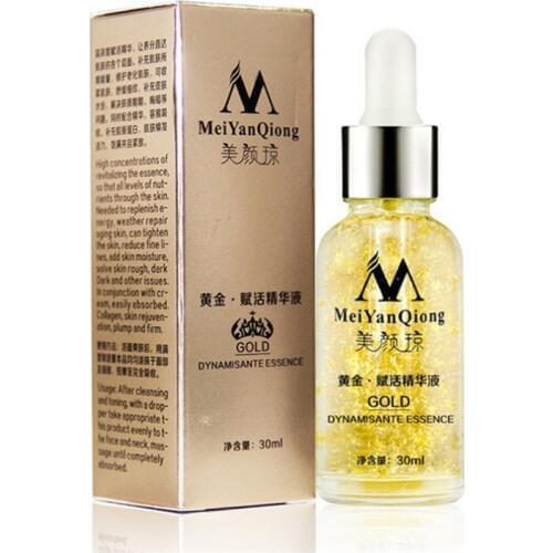 Skin Care Pure 24K Gold Essence Day Cream Anti Wrinkle Face Care Anti Aging Collagen Moisturizing Hyaluronic Acid