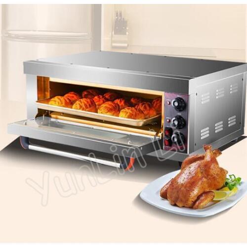 Electric Oven Commercial Multifunctional Electric Baking Oven Large Capacity Single Layer Baking Machine RJ-8S
