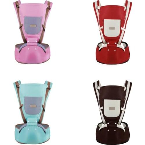 Ergonomic Baby Sling Breathable Infant Waist Stool Portable Baby Carrier All Seasons Use Back Baby Hipseat Thickening Shoulders