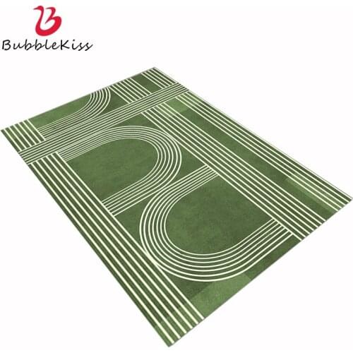 Bubble Kiss Art Abstract Carpets For Living Room Nordic Geometric Lines Floor Mats Home Decor Girl Bedroom Crystal Velvet Rugs