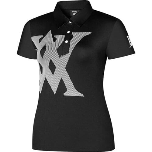 Spring Autumn New Womens Long Sleeved Golf T-shirt Lapel Comfortable Breathable Sports Leisure Top Golf Clothing Free Shipping