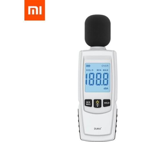 Youpin DUKA Digital Sound Level Noise Meter Measurement 30-130db Decibel Detector Audio Tester Metro Diagnostic-Tool Smart Senso