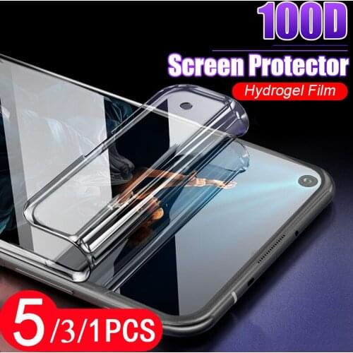 5/3/1Pcs soft full cover for huawei honor view 20 pro 20i 20s 10i note 10 lite Not Glass hydrogel film phone screen protector