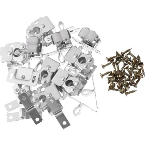 Furniture Hardware Kit Closet Drawer Doorstop Magnetic Damper Door Stopper Latches with Screws for Wardrobe Cupboard Accessories
