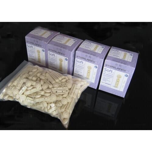 200 pcs 21G/23G/26G/28G disposable sterile lancet needle for blood collection cupping massage use lancing device