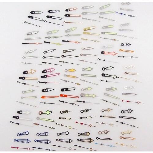 Fit For NH35 NH36 4R36 7S36 7002 7009 Watch Hands Watches Needles Luminous Black/Red/Yellow/Rose Gold/Blue Multi-Styles