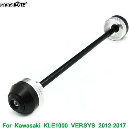 POM Front Axle Fork Crash Sliders For Kawasaki KLE VERSYS 1000 2012-2017 Motorcycle Circle Decoration Wheel Falling Protector