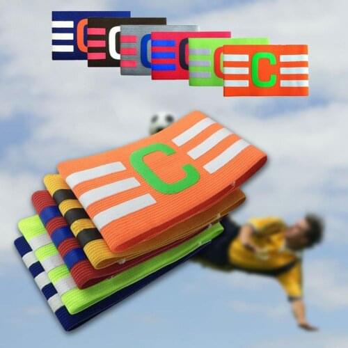 Adjustable Football Captain Armband Nylon Soccer Competition Sports Match Leader Arm Band Badge school company group team tools