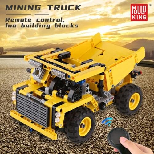 MOULD KING Remote Control Building Blocks Mining Truck Model High-Tech Education Toy MOC DIY Sets Bricks Toys Children Gifts