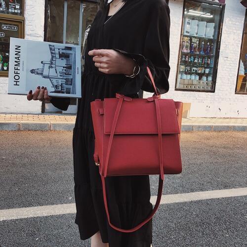 Brand Originality Design 2021 cowhide womens shoulder bag women leather handbags trapeze shape stylish crossbody bags for women