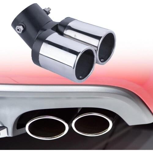 704C Exhaust Pipe High-temperature Resistant Drain Design Stainless Steel Double Outlet Exhaust Pipe Tail Throat for Bluebird