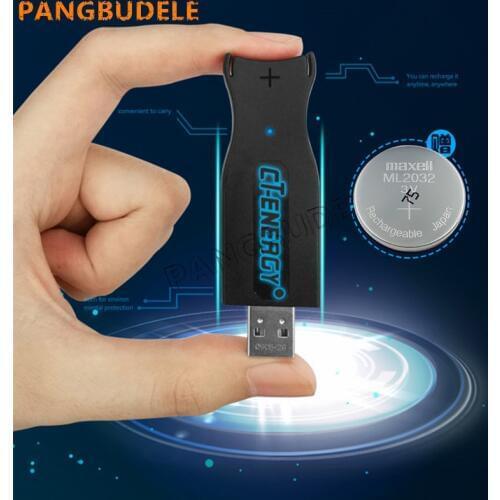 High-quality NEW USB interface charger 1PCS + 2PCS rechargeable coin cell ML2032 Button Battery .universal ML2025 ML2016 LIR2032