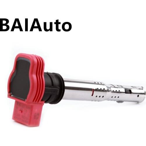 06C905115A 06C905115F UF-483 Red Ignition System Ignition Coils For VW Jetta MK4 Bora Golf MK4 Passat B5 Audi A4 A6 A6 Quattro